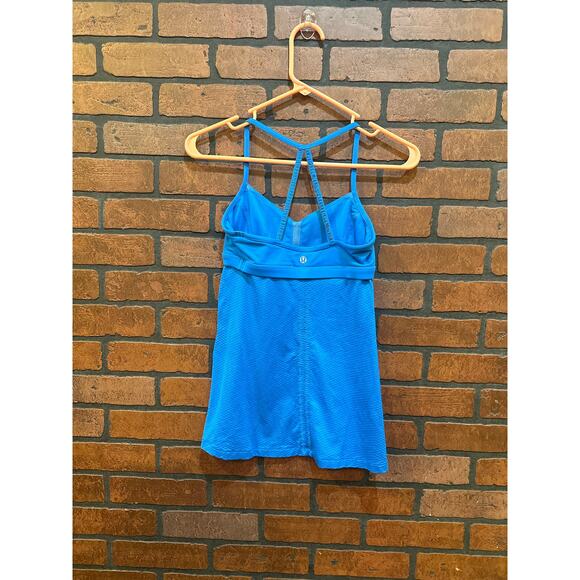 Lululemon Cornflower Blue Bend and Flow Tank Top (Size 2-4) - Picture 5 of 10